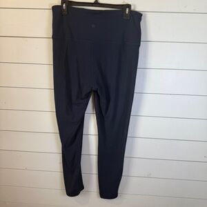 Lululemon wunder  Lounge super high rise leggings 28” navy blue women’s size 12